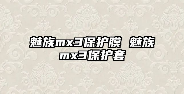 魅族mx3保護膜 魅族mx3保護套