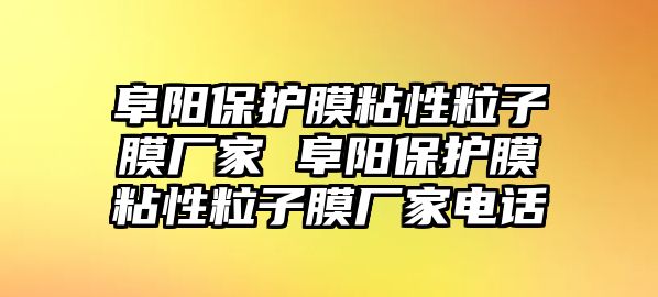 阜陽保護膜粘性粒子膜廠家 阜陽保護膜粘性粒子膜廠家電話