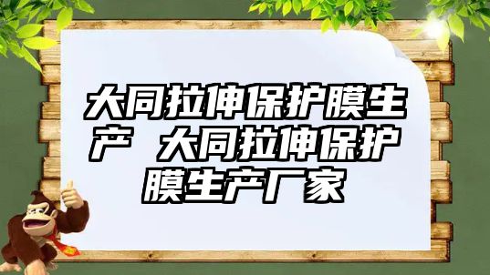 大同拉伸保護膜生產 大同拉伸保護膜生產廠家