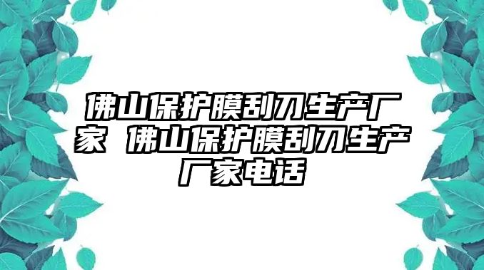 佛山保護(hù)膜刮刀生產(chǎn)廠家 佛山保護(hù)膜刮刀生產(chǎn)廠家電話