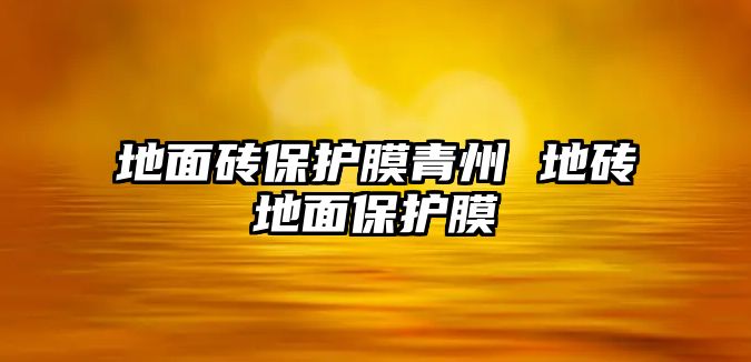 地面磚保護膜青州 地磚地面保護膜