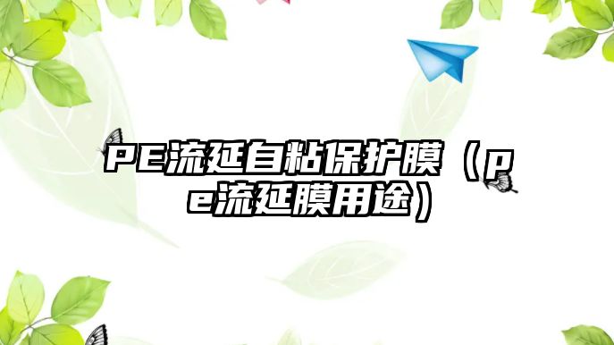 PE流延自粘保護膜（pe流延膜用途）