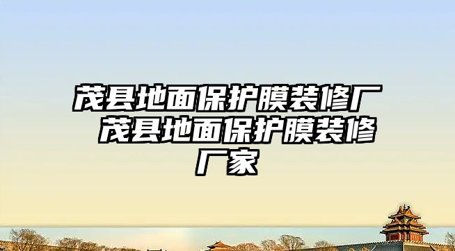 茂縣地面保護膜裝修廠 茂縣地面保護膜裝修廠家