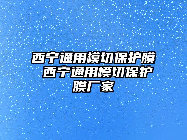 西寧通用模切保護(hù)膜 西寧通用模切保護(hù)膜廠家