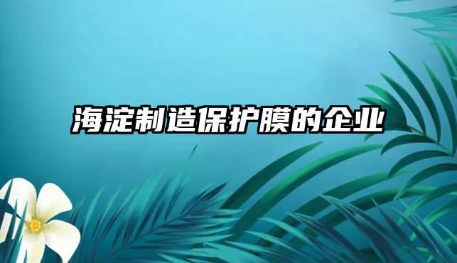 海淀制造保護(hù)膜的企業(yè) 