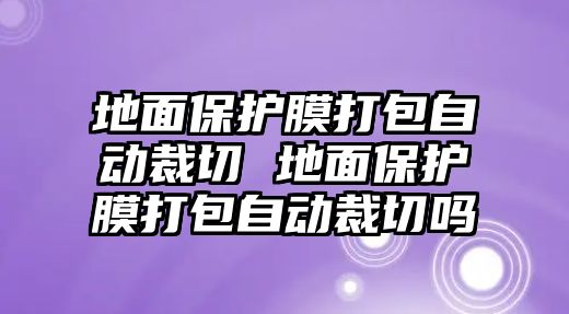 地面保護膜打包自動裁切 地面保護膜打包自動裁切嗎